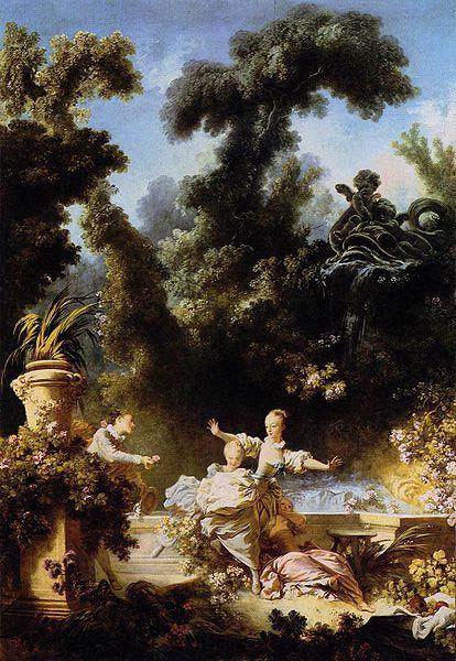 Jean-Honore Fragonard The Progress of Love: The Pursuit Germany oil painting art